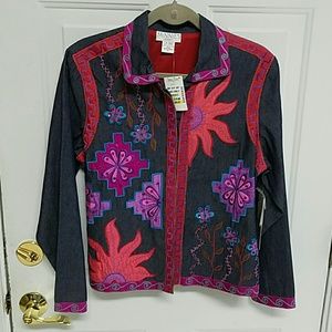 Minnie's Closet Sz M Ladies ebellished jacket